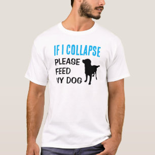 Grappig als ik het Hondenliefhebber van de hondenv T-shirt