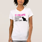 Grappig als ik instorten kat moeder kat minnaar t-shirt (Voorkant)