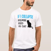 Grappig als ik instorten kat vader kat minnaar t-shirt (Voorkant)