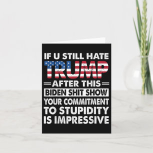 Grappig als ik Trump nog steeds haat na deze Biden Kaart