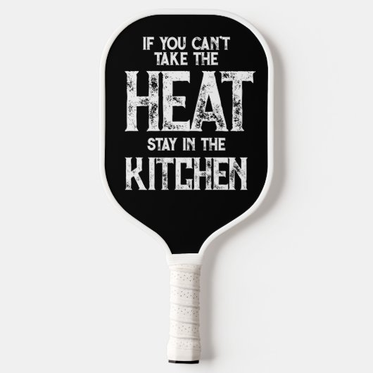 Grappig als je de hitte niet kunt nemen ... pickleball paddle (Achterkant)
