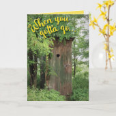 Grappig als je een nieuwe baan nodig hebt kaart (Gele Bloem)