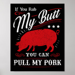 Grappig als je m'n buik wrijft... kun je m'n varke poster