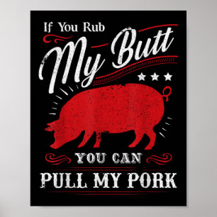 Grappig als je m'n buik wrijft... kun je m'n varke poster