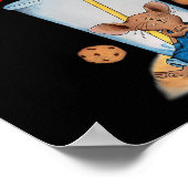 Grappig als je muis een koekjeskostuum verjaardag  poster (Hoek)