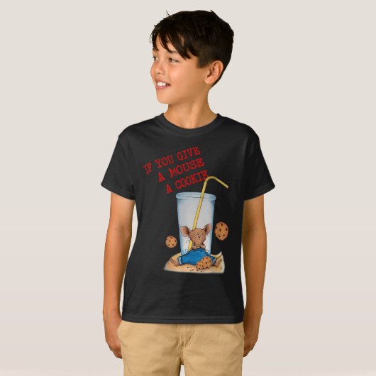 Grappig als je muis een koekjeskostuum verjaardag  t-shirt (Voorkant volledig)