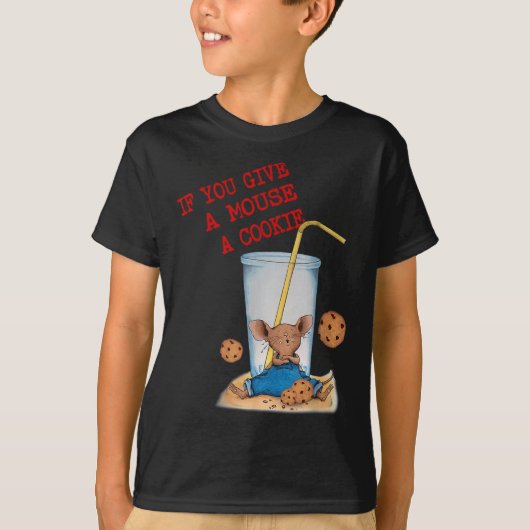 Grappig als je muis een koekjeskostuum verjaardag  t-shirt (Voorkant)