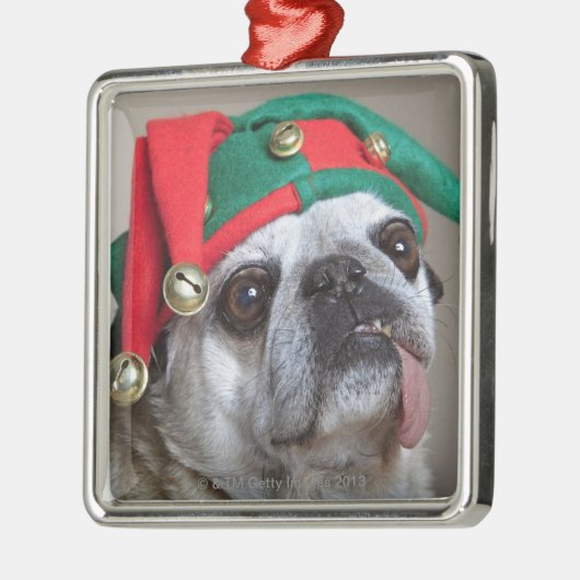 Grappig als je tong uitsteekt metalen ornament (Links)