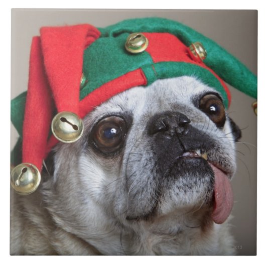 Grappig als je tong uitsteekt tegeltje (Voorkant)