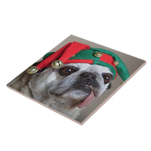 Grappig als je tong uitsteekt tegeltje (Zijkant)