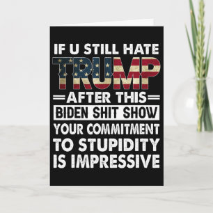 Grappig als je Trump na deze Biden nog steeds haat Kaart