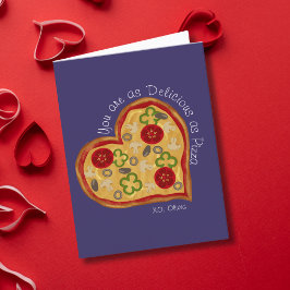 Grappig Als Lekkere Pizza Valentijnsdag Feestdagen Kaart