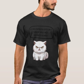 grappig als mijn mond het niet zegt sarcastisch ci t-shirt