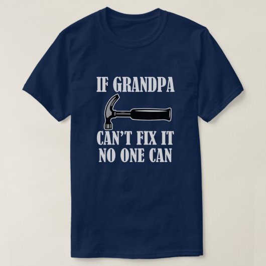 Grappig als opa het shirt van mannen niet kan hers (Design voorkant)
