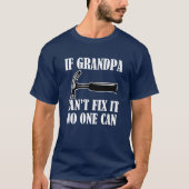 Grappig als opa het shirt van mannen niet kan hers (Voorkant)