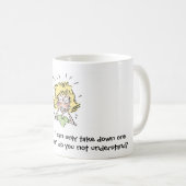 Grappig als rechtbanken verslaggevers koffie en th koffiemok (Voorkant rechts)