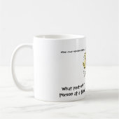 Grappig als rechtbanken verslaggevers koffie en th koffiemok (Links)