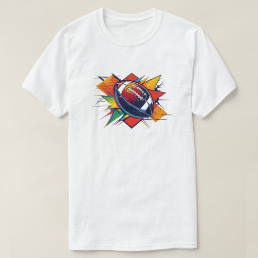 Grappig "Als Rugby Gemakkelijk Was, Zou Het Voetba T-shirt (Design voorkant)