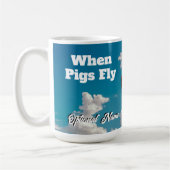 Grappig als varkens vliegen koffiemok (Links)