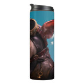 Grappig als varkens vliegen thermosbeker (Geroteerd rechts)