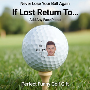 Grappig Als Verloren Keer Terug Naar Aangepaste Ge Golfballen