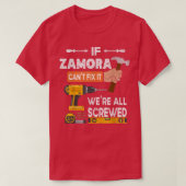 Grappig als Zamora het niet kan... als het niemand T-shirt (Design voorkant)