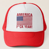Grappig - AMERIKA, F*CK YEAH! Trucker Pet (Voorkant)