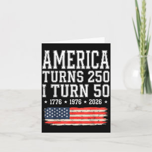 Grappig Amerika wordt 250 Draai 50 1976 50e Kaart