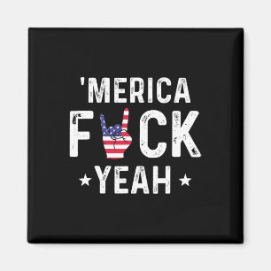 Grappig Amerika Yeah 4 juli Magneet