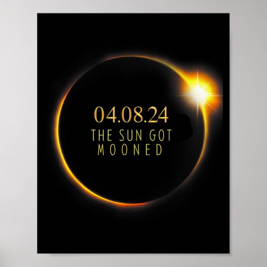 Grappig Amerika Zonsverduistering 4 08 Poster (Voorkant)