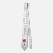 Grappig Amerikaans Eskimo kerst Hondenliefhebber Stropdas (Voorkant)