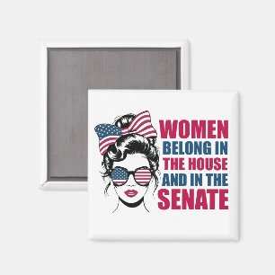 Grappig Amerikaans feministisch citaat Magneet