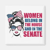 Grappig Amerikaans feministisch citaat Magneet (Voorkant)