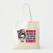 Grappig Amerikaans feministisch citaat Tote Bag (Voorkant)