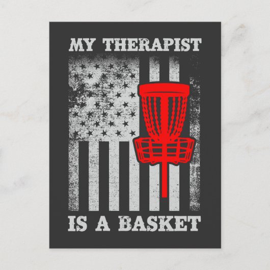 Grappig Amerikaans Flag Ultimate Frisbee Quote Briefkaart (Voorkant)