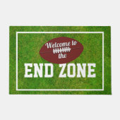 Grappig Amerikaans Football Thema End Zone Deurmat (Voorkant)