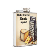 Grappig Amerikaans politiek geel Heupfles (Rechts)