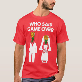 Grappig Ananas Swinger Cadeau Bruid Bruidegom M T-shirt