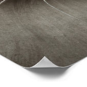 Grappig Angry Fluffy Black Perzische Kitty Cat Fac Poster (Hoek)