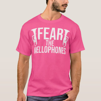 Grappig Angst De Mellophones Gift Band Orkest Mus T-shirt