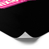 Grappig Angst Quote Design - Humorieus Verwantelij Poster (Hoek)