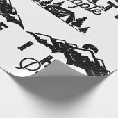 Grappig anti-sociaal kamperen ik haat mensen cadeaupapier