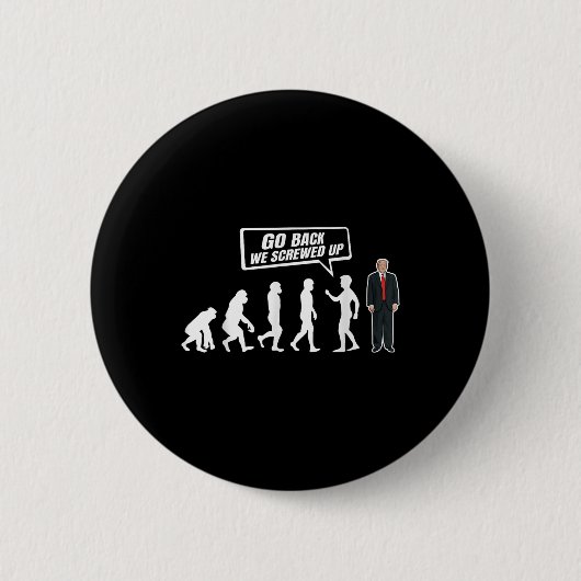 Grappig anti Trump ga terug we hebben Trump verkna Ronde Button 5,7 Cm (Voorkant)