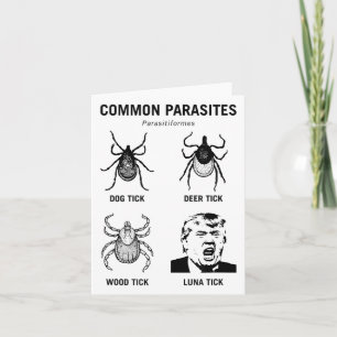 Grappig Anti Trump Gemeenschappelijke Parasiet Lun Kaart