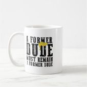 Grappig Anti Trump Gezegde Voormalig Dude Presiden Koffiemok (Links)