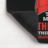 Grappig anti Trump Mark van het Beast Red Pet Muismat (Hoek)