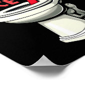 Grappig anti Trump Soms moet je twee keer spoelen  Poster (Hoek)