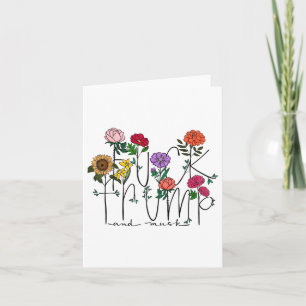 Grappig Anti Trump Subtiele Bloemen Anti-Trump W Kaart