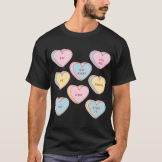 Grappig Anti Valentijnsdag Gift Sassy Heart Snoep  T-shirt