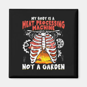 Grappig Anti Vegan Vleeseter Grappig Vleesliefhebb Magneet